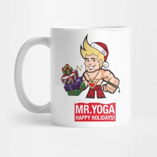 Mr. Yoga - Happy Holidays Mug